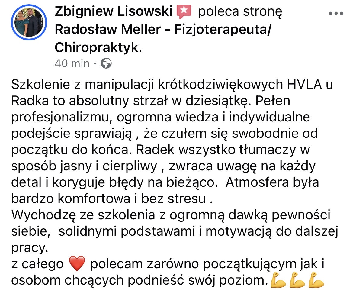 Opinia uczestnika 10xChiro