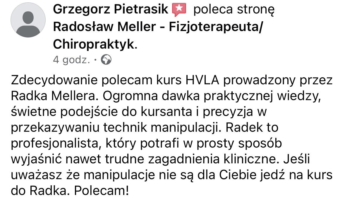 Opinia uczestnika 10xChiro