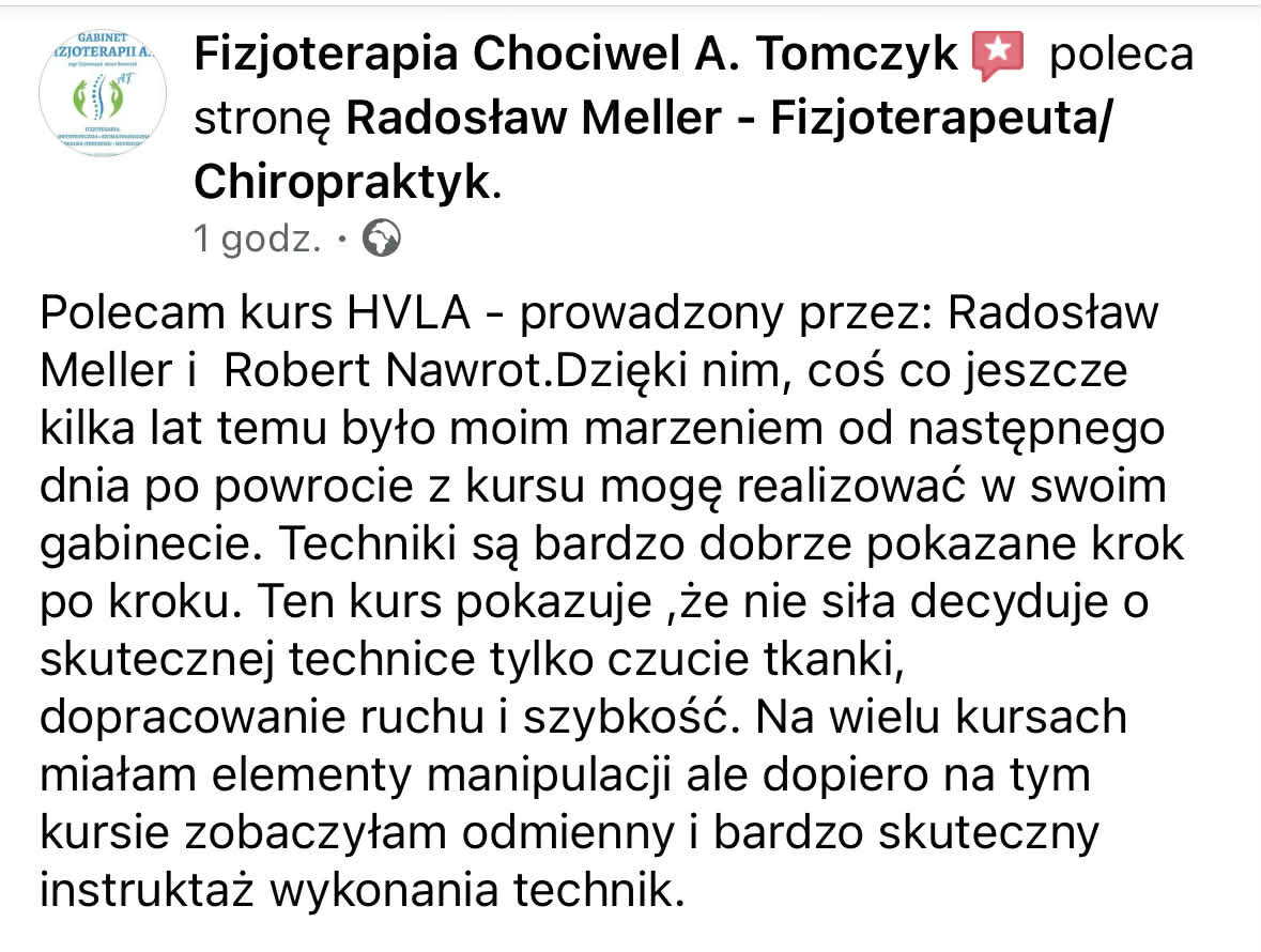 Opinia uczestnika 10xChiro